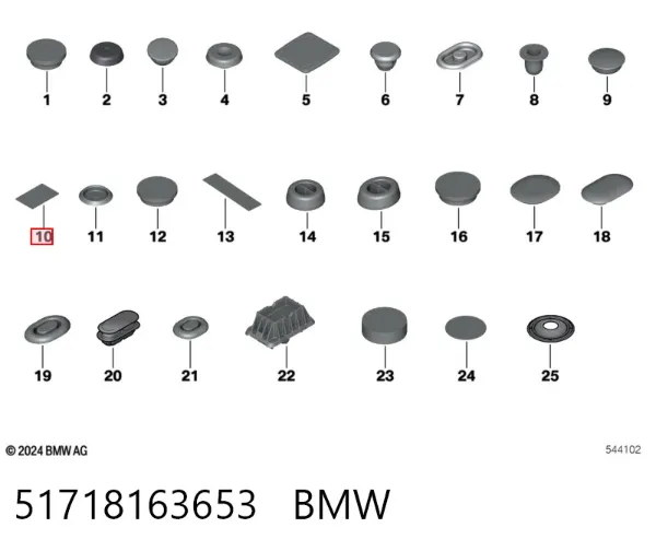  51718163653 BMW