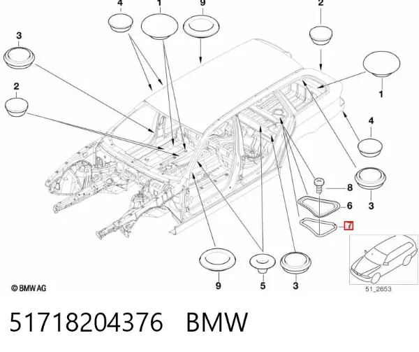 51718204376 BMW