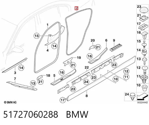  51727060288 BMW