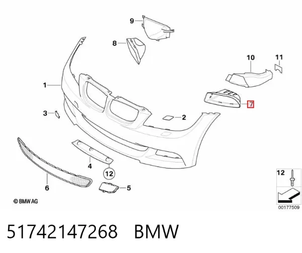  51742147268 BMW