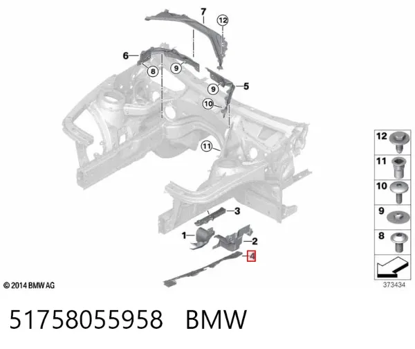  51758055958 BMW