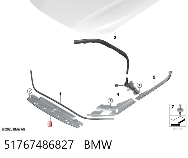  51767486827 BMW