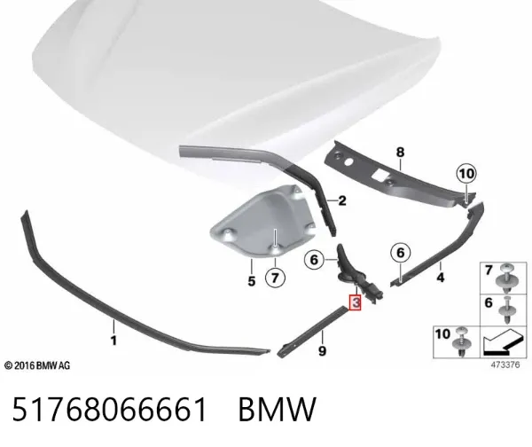  51768066661 BMW
