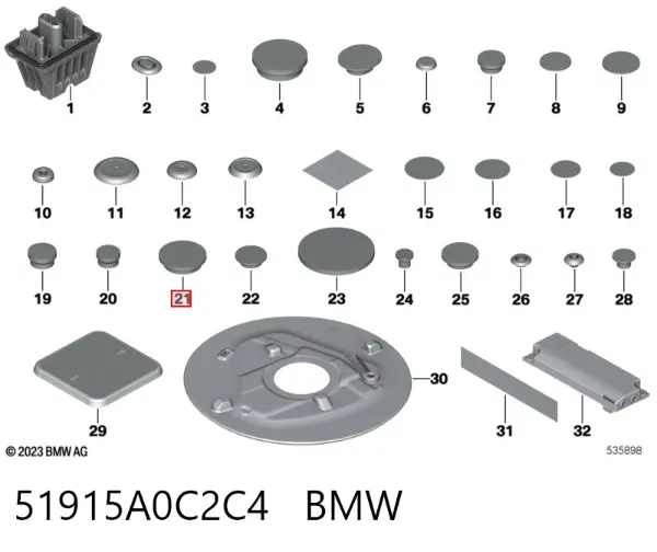  51915A0C2C4 BMW