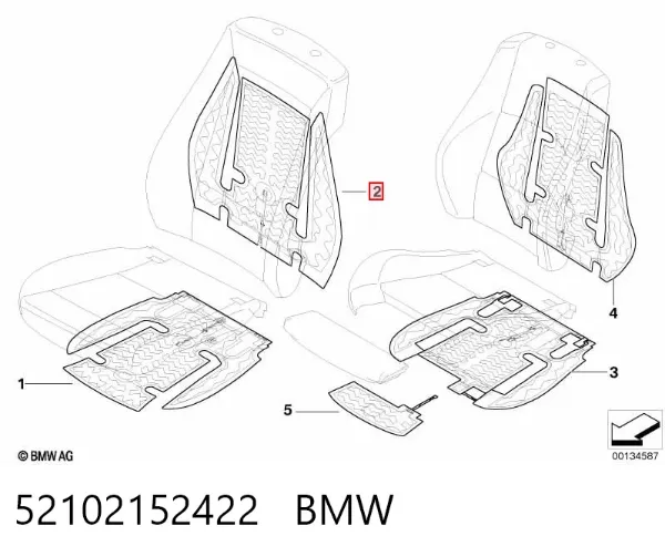  52102152422 BMW