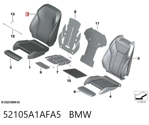  52105A1AFA5 BMW