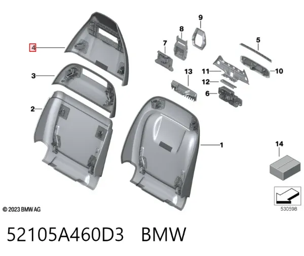  52105A460D3 BMW