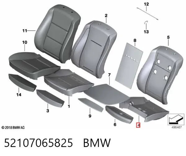  52107065825 BMW