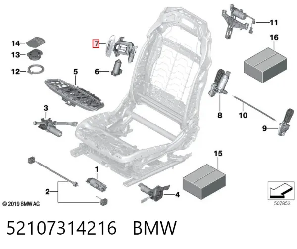  52107314216 BMW