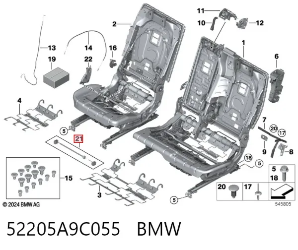  52205A9C055 BMW