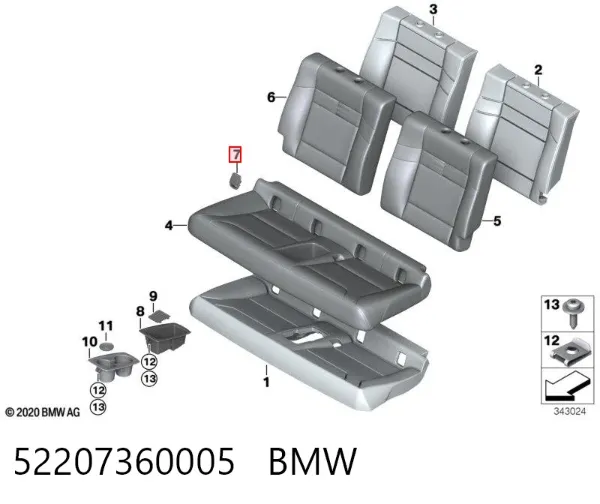 52207360005 BMW