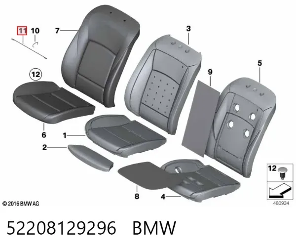  52208129296 BMW