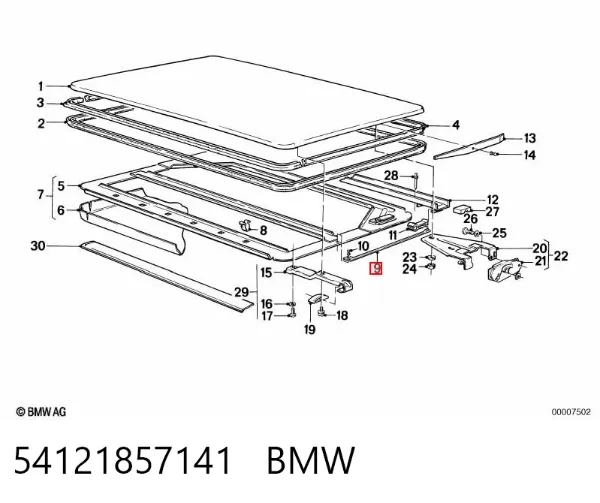  54121857141 BMW