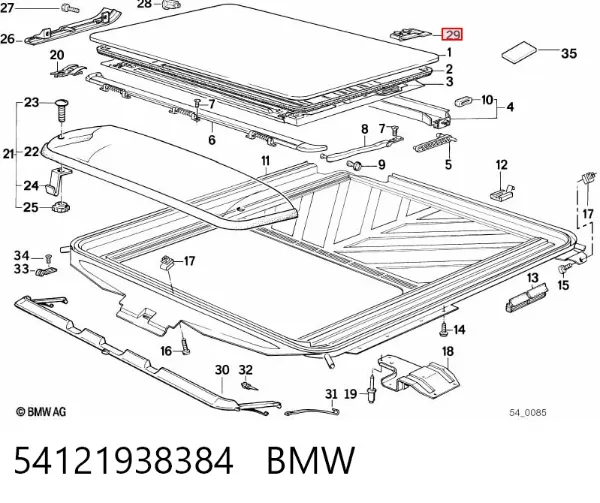 54121938384 BMW