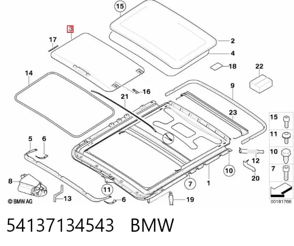  54137134543 BMW