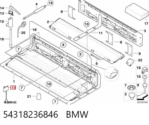  54318236846 BMW