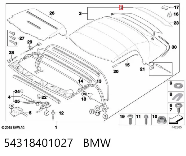  54318401027 BMW