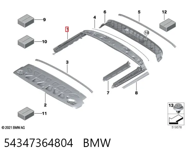  54347364804 BMW