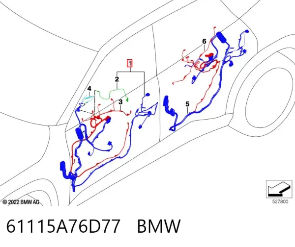  61115A76D77 BMW