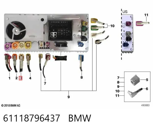 61118796437 BMW