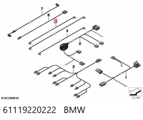  61119220222 BMW