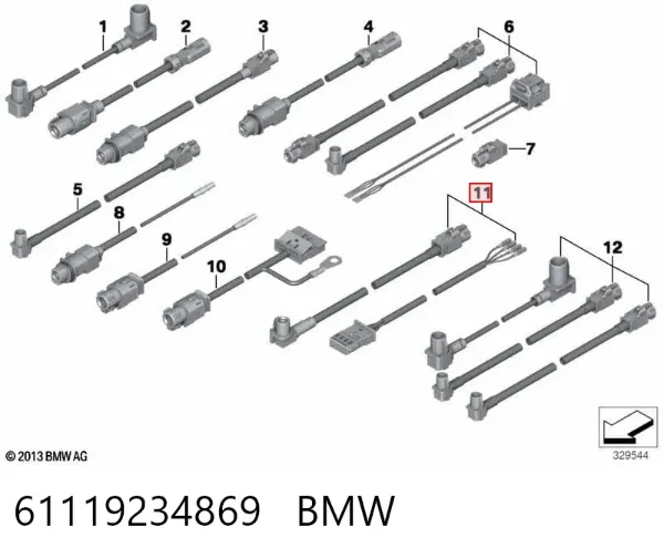  61119234869 BMW