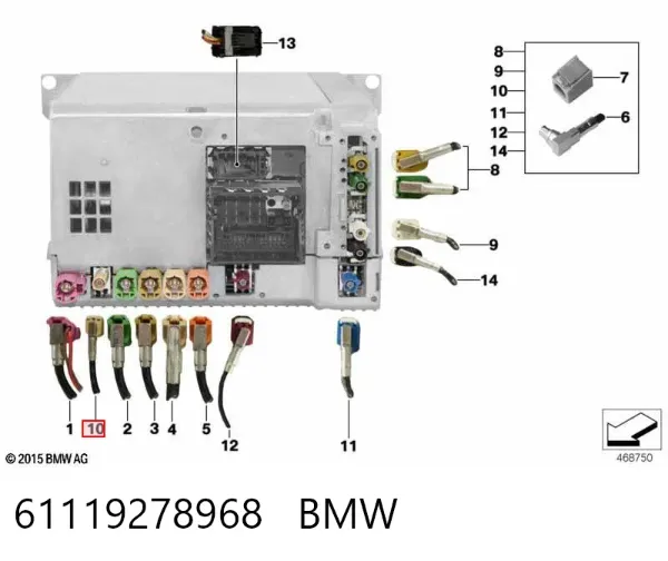  61119278968 BMW