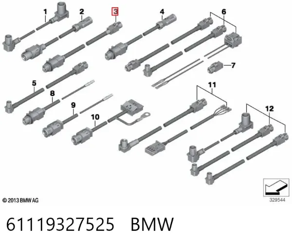  61119327525 BMW