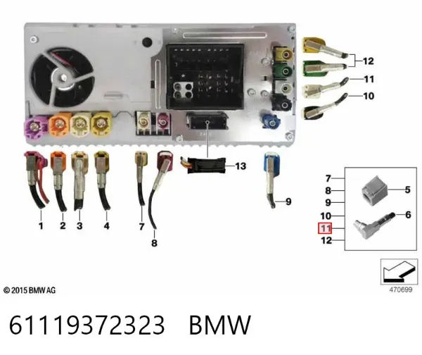  61119372323 BMW