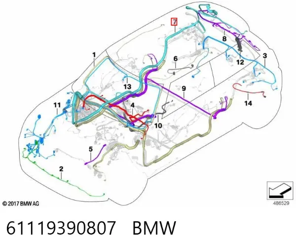  61119390807 BMW