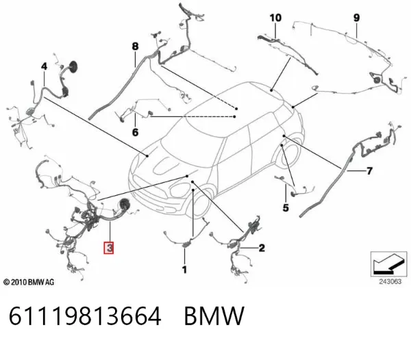  61119813664 BMW