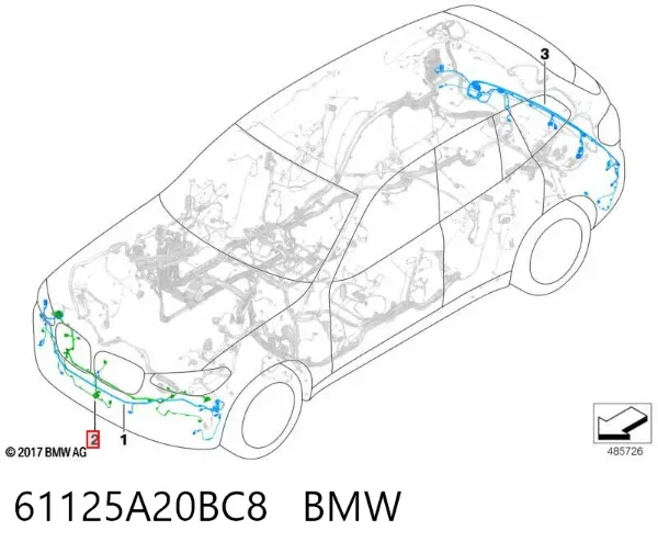  61125A20BC8 BMW