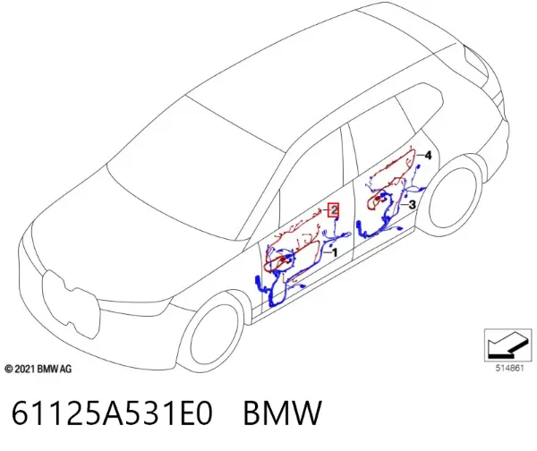  61125A531E0 BMW