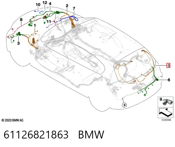  61126821863 BMW