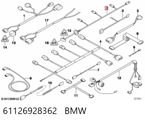  61126928362 BMW