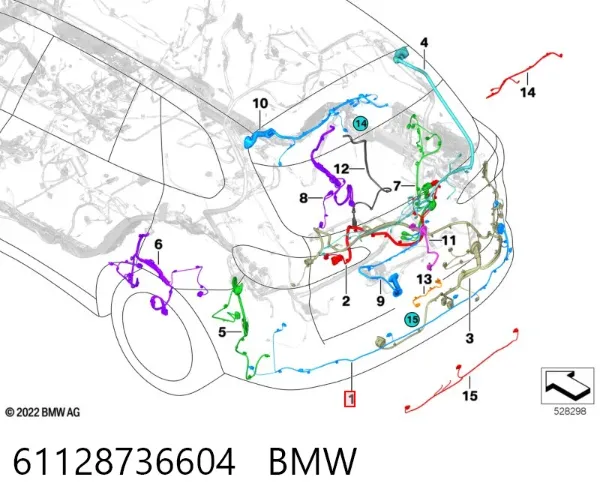  61128736604 BMW