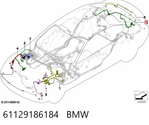  61129186184 BMW