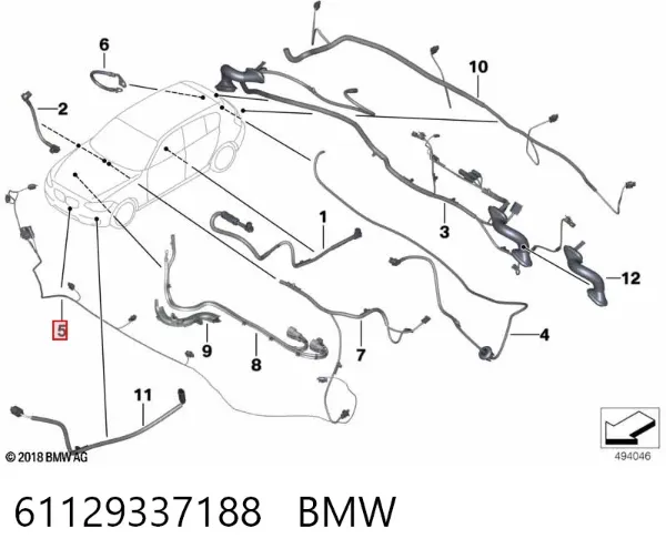  61129337188 BMW