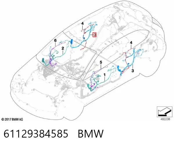 61129384585 BMW