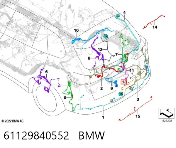  61129840552 BMW