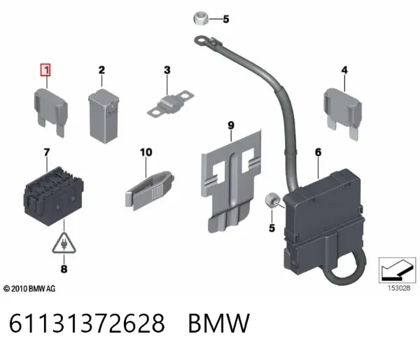 Запобіжник 61131372628 BMW