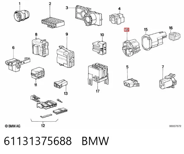  61131375688 BMW