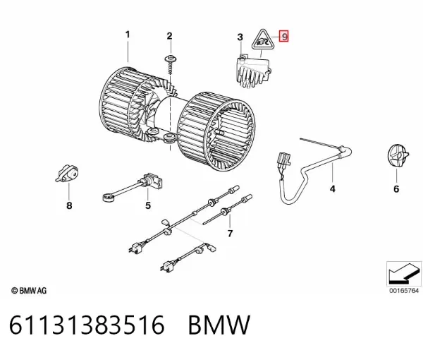  61131383516 BMW