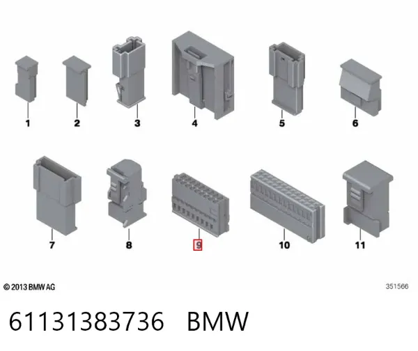  61131383736 BMW
