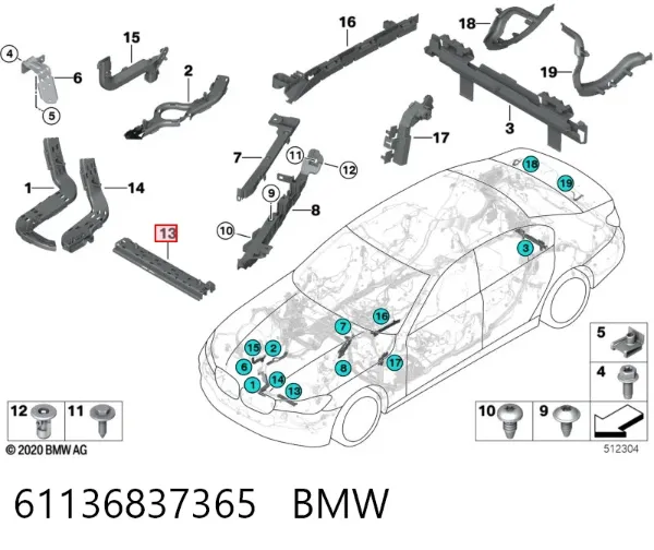  61136837365 BMW
