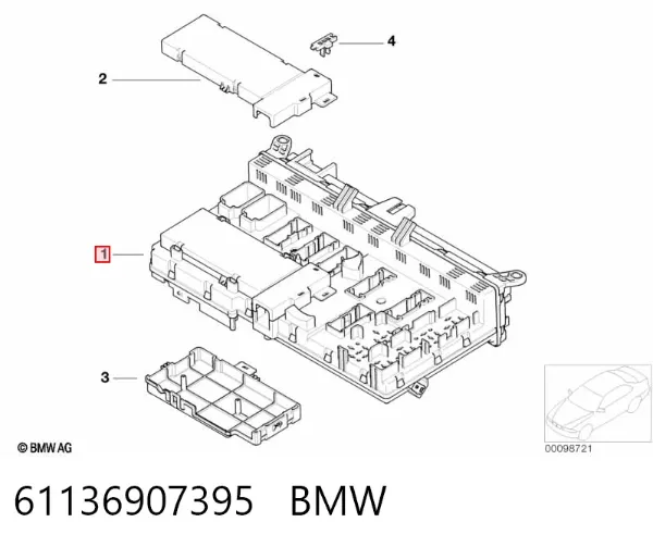 Блок запобіжників BMW X5 E53