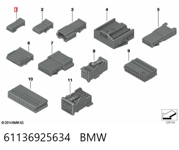 Пробка піддона двигуна 61136925634 BMW