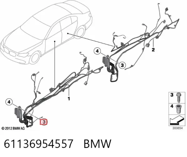  61136954557 BMW