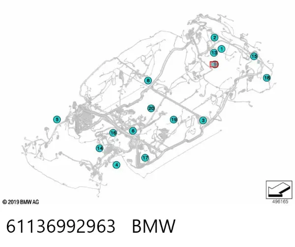  61136992963 BMW