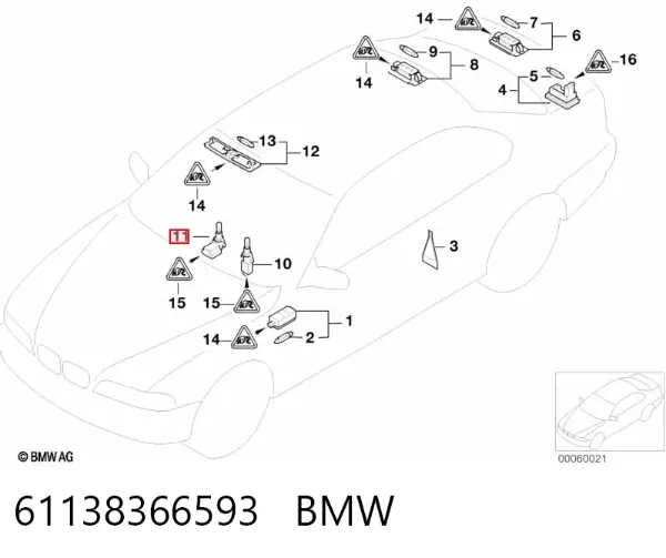  61138366593 BMW